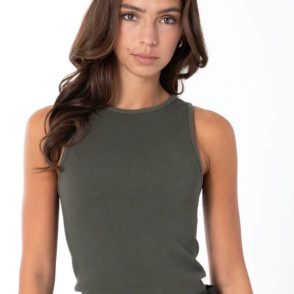 C'Est Moi Tops - C'est Moi Bamboo Ribbed Tank Top OS